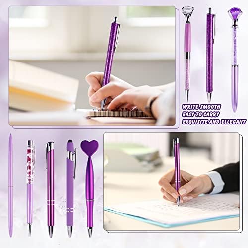 LRAGVTBK 8 PCS PENS DE BALLPON PURPO DESENHO DE Mesa roxa fornece caneta líquida de caneta líquida de caneta líquida de caneta líquida