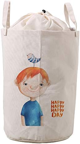 Roupa de lavanderia Bolsa de roupas sujas Organizador de armazenamento de brinquedos de brinquedos menino Blue Bird prateleira d'água à prova d'água decoração de casa