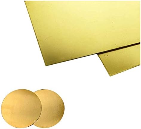 Lieber Iluminação Placa Brass Folha de cobre Metal Brass Cu Placa de folha de metal ótima para artesanato, espessura