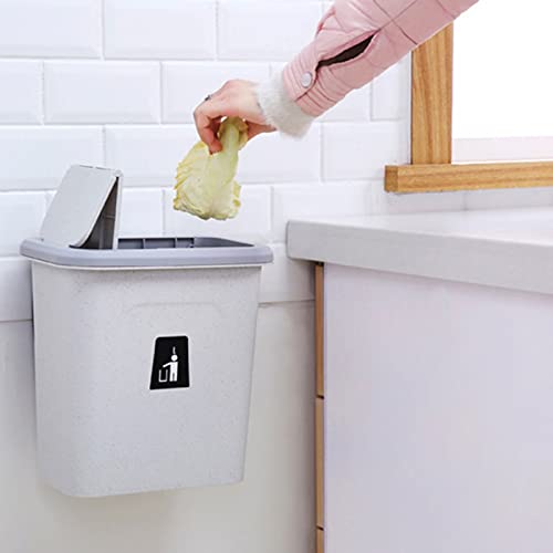 Lata de lata de lata de lata de lata de zukeeljt com tampa de parede de alimentos de lixo de lixo de lixo de lixo de lixo de lixo de banheiro de parede