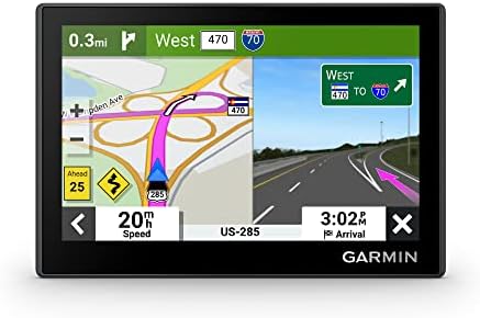 Navigador Garmin Drive ™ 53 GPS, tela sensível ao toque de alta resolução, menus simples na tela e mapas fáceis de ver,