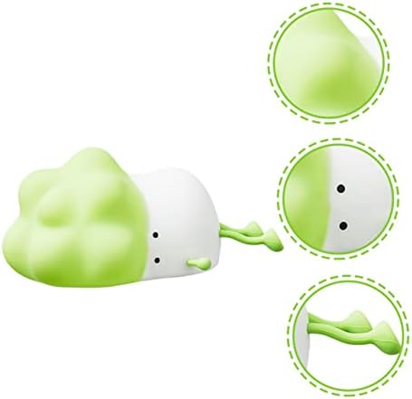 Kisangel Light carregando com lata Night Night Kids Lamp Decor de cabeceira de cabeceira control berçário cravo verde bebê bebê portátil silicone