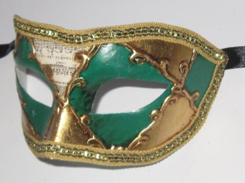 Música verde colombina asso veneziano máscara