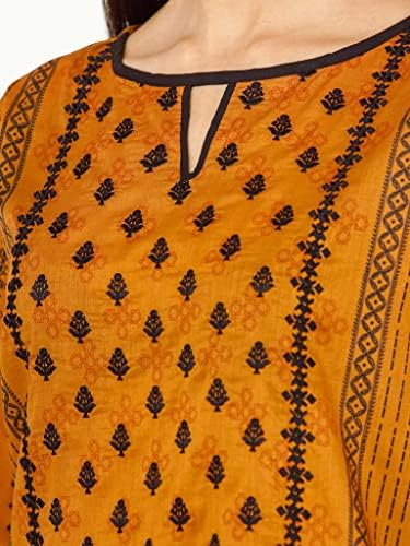EDENROBE feminino costurado feminino Indiano Salwar Kameez com Dupatta, Mulheres prontas para usar Kameez Shalwar - Terno étnico