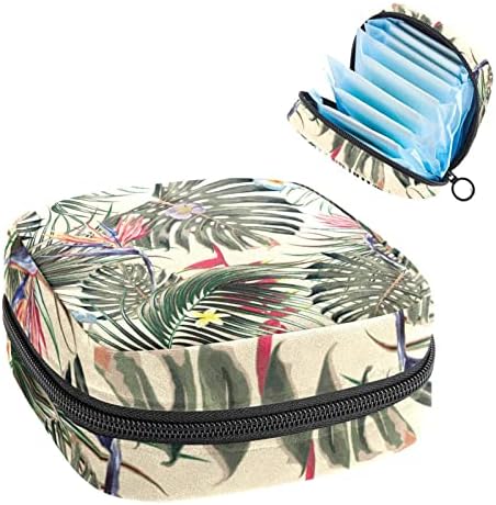 Bolsa de armazenamento de guardanapos sanitários, engraçado arco -íris colorido cocô de cocô Posca Padrão portátil Menstrual Bolsa