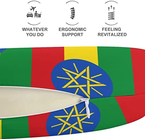Bandeira da Etiópia Pillow pescoço de trave