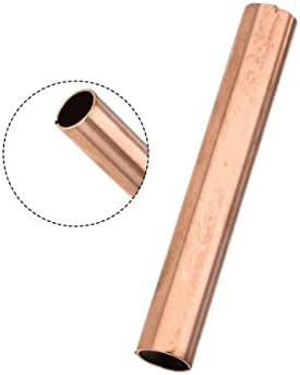 Tubo de cobre de tubo redondo de cobre de cobre vermelho unifizzz T2 T2 6mm od 0,2 mm espessura da parede de 300 mm Tubo de tubo