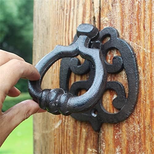 YGQZM Door Manche Handle Decor Home Ferro Ferro Cast Retro Solid Antique American Garden