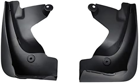 Chviin Car Black Fender Mudguard Acessórios, 4pcs Club Car Club Precedent Wide Fender Blares para rodas dianteiras e traseiras com parafusos auto-tocantes ajustados para 2012-2021 Modelo 3