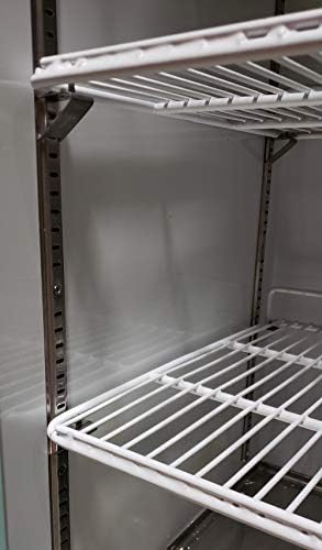Refrigerador de exibição comercial de porta de vidro único e vertical - Refriger Merchandiser de varejo; 14 pés cúbicos.