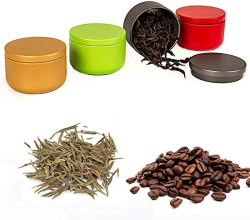 Lata de chá de Yasuoa com tampas de contêineres de armazenamento de placa de lata Latas latas seladas para jóias Capé de café