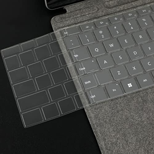 Tampa de teclado TPU limpo e limpo Ultra para o Microsoft Surface Pro 9 8 13 polegadas i5 i7 tela de toque 2022 2021