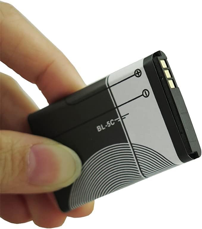 Fezeqin BL-5C 3.7V Bateria 1020mAh Bateria recarregável adequada para rádio doméstica 2 peças