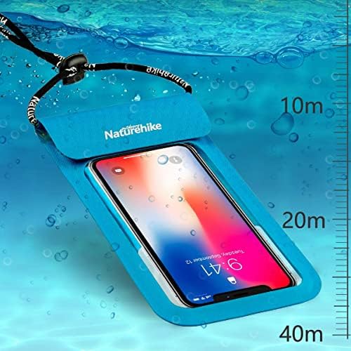Bolsa telefônica à prova d'água da NatureHike, capa de telefone à prova d'água IPX8 para nadar, bolsas de caldo de celular de bolsa