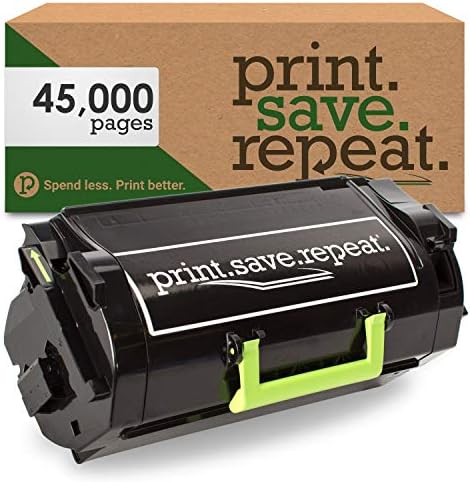 Print.Save.Repeat. LEXMARK 521X Extra de alto rendimento Remanufaturado Cartucho de toner para MS711, MS811, MS812 Laser Printer [45.000 páginas]