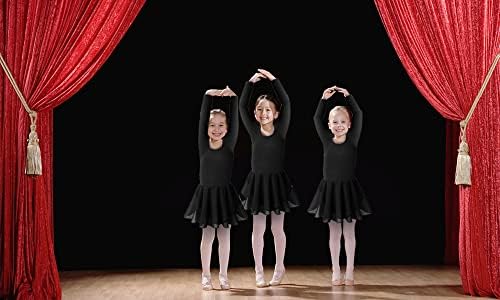 Danshow Girls 'Ballet Dance Leotards com caça de pétal