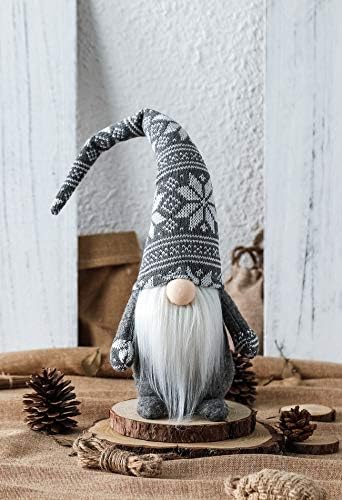 FUNOASIS Holida Gnome Madeiro sueco Tomte, Ornamentos de Decoração de Elfos de Natal Agradecimentos Dando Presentes do
