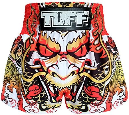 Tuff Sport boxing muay thai shorts dragão crânio chute de artes marciais Treinamento de ginástica troncos