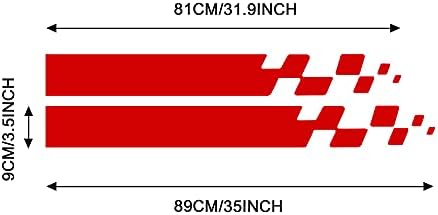 Tomall 35 x 3,5 Capuz de capa Adesivo para carro automático automático Corporar lateral lateral decalque decalque capa