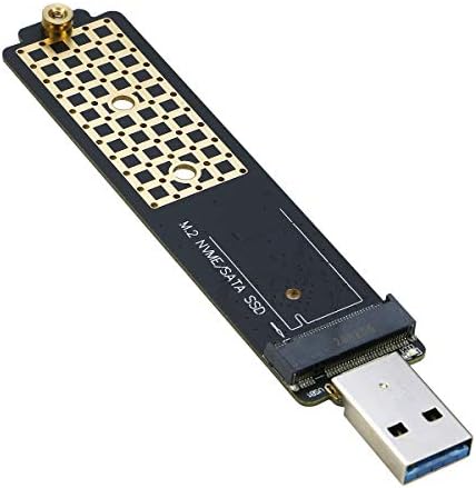 M.2 para o adaptador USB, Riitop NVME para USB 3.1 CARTA COMPATÍVEL DE LEITOR COM TIMPELAÇÃO SSD NVME M KEY SSD & NGFF