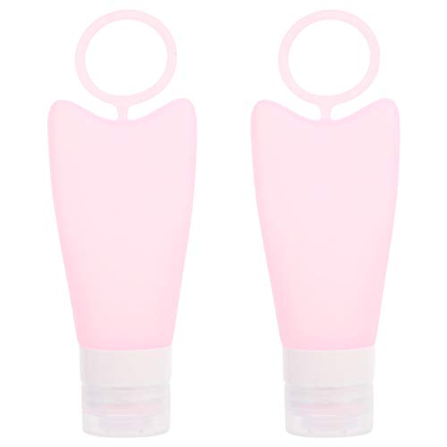 Doitool 1 Conjunto 2 garrafas de suporte para casa- Recipientes de líquidos engarrafamento Use tubos de maquiagem Flip Squeeze