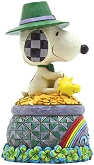 Amendoins Enesco de Jim Shore Snoopy Pot of Gold, Fatupe, 5,9 polegadas