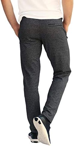 Scr Sportswear Men's Sweatout Workout Athletic Running Sweats Lounge Pants Zipper Bolsotes