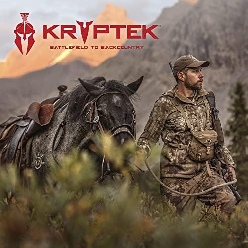 Kryptek Men Hyperion Manga curta, camisa leve, respirável e furtiva de camuflagem e pesca