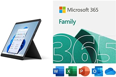 Microsoft Surface Pro 8-13 Touchscreen - Intel® Evo Platform Core ™ i7-16 GB Memória - 256 GB SSD - Família grafite 365 | assinatura