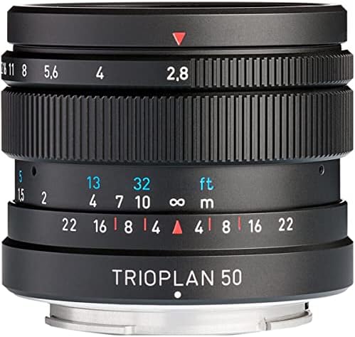 Meyer-Optik Gorlitz Trioplan 50mm f/2.8 II lente para micro quatro terços