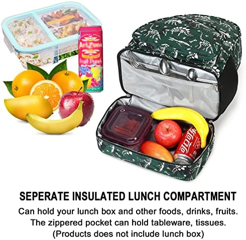 Mochila da Escola para Crianças Ledaou com Almoço Compartamento de Cooler 2 em 1 Boys Bookbag e lancheira isolada para a pré