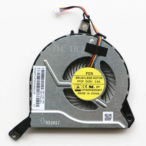 USKKS New CPU Cooling Fan for HP Pavilion 15-P227NR 15-P235NR 15-P390NR 15-P263NR 15-P210NR 15-P213CL 15-P184ca 15-P187ca