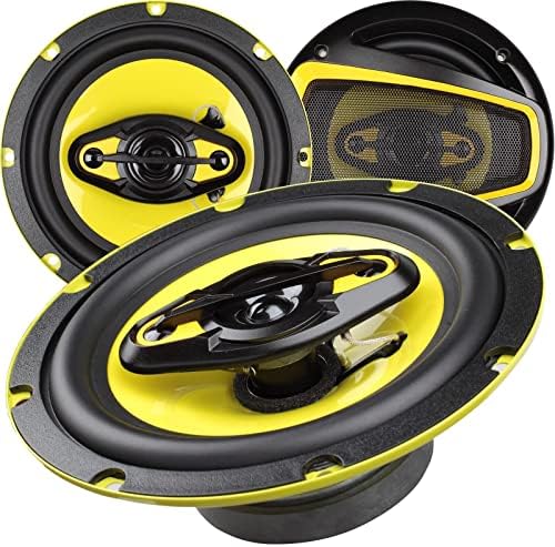 Audiotek 650W Sistema de alto-falantes de áudio de áudio de 3,5 polegadas de 650 polegadas de 6,5 polegadas 6-1/2