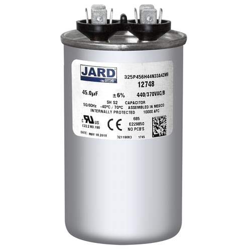 97F9884-45 UF MFD 370 ou 440 VOLT VAC - Capacitor Round Run Run Jard Upgrade