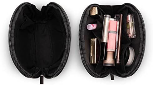 Bolsa de higiene pessoal, bolsa de cosméticos de maquiagem para homens, borboleta roxa e bolhas kawaii