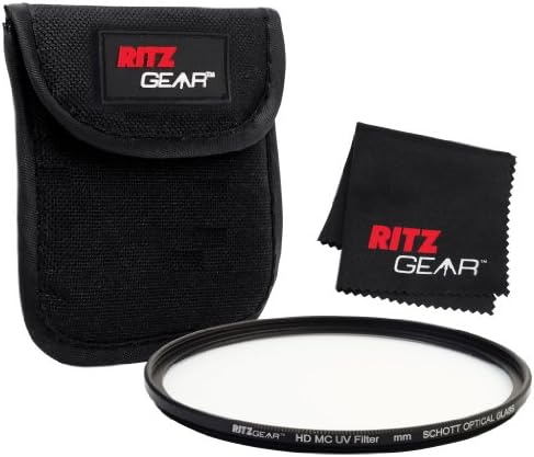 Ritz Gear ™ 72mm Premium HD MC Super Slim Filtro UV com vidro óptico Schott