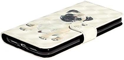 Ivy A42 5G 3D Caixa de carteira Tampa para Samsung Galaxy A42 5G Case - Dog