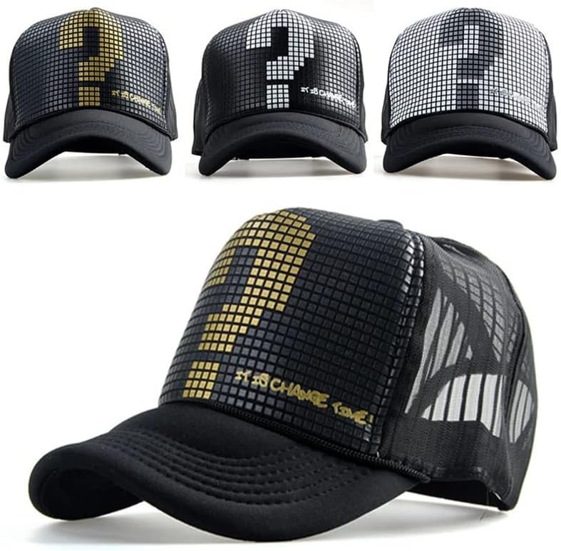 N/A Mesh Baseball Baseball ao ar livre Sports Sports Hat Trucker Cap Men Cap Hiphop Sunbonnet Hat for Women Truck Unisex