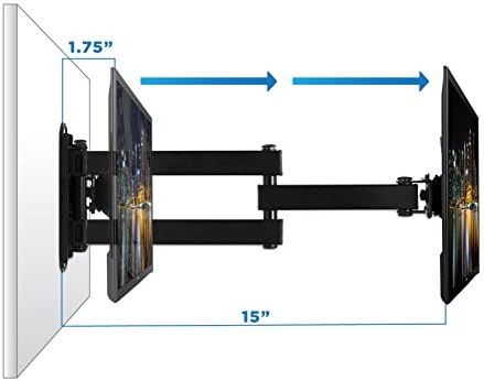 MONTAGEM! Montagem da parede de TV, ajuste universal para 19, 20, 24, 27, 32, 34, 37 e 40 polegadas TVs e monitores de computador,