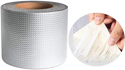 Folha de alumínio Butyl Tapes de borracha de borracha auto -adesiva fita à prova d'água para tubos de telhado calafetar fita adesiva super fixa -