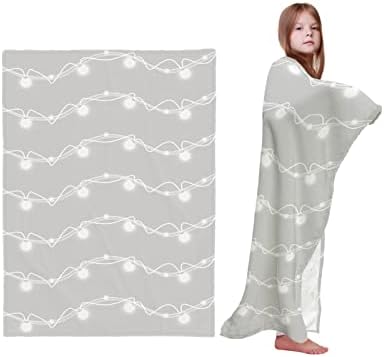 Cobertores de bebê cobertor macio aconchegante para meninos meninos Feliz Natal Inverno neve cinza garoto cobertor, cobertor