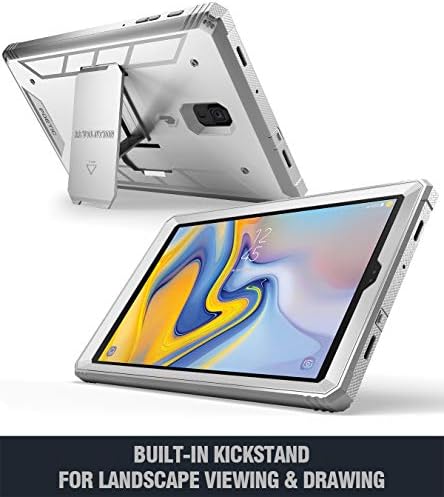 Galaxy Tab A 10.5 Ruggd Case com Kickstand, Samsung Modelo SM-T590/ T595/ T597 2018 Lançado, Protetor de Protetor de Revoluções,
