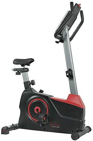 Sunny Health & Fitness Evo-Fit Stationário Bike vertical com resistência eletromagnética de 24 níveis-SF-B2969