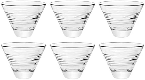 Vidro - Martini - coquetéis sem haste - Conjunto de 6-11 oz. - Por Barski - Qualidade Europeia - Cocktailless Cocktail - Martinis