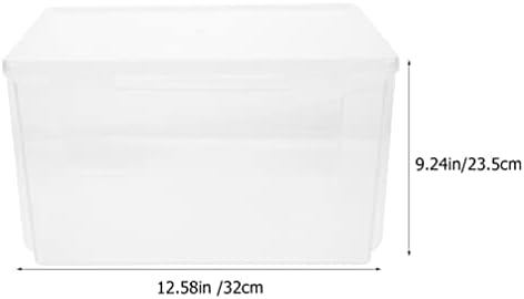 Cabilock Refrigerator Organizer Bins Breather Toild Box Storage Box de pão transparente Recipiente de preservação do