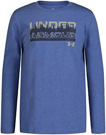 Under Armour Boys 'Manga Longa ao ar livre, decote de tripulação elegante, Full Full Fitle