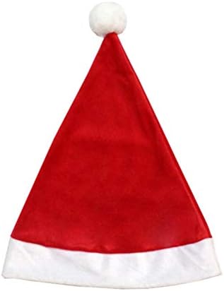 ABAODAM 1PC Red Santa Claus Hat chapéu de Natal Decoração de canto para crianças adultas de decoração de festival de natal