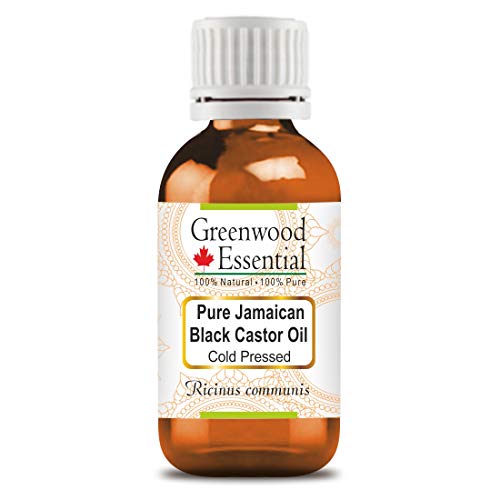 Greenwood Essential Pure Pure Jamaican Black Castor Oil Natural Terapeutic Cold Pressado para cuidados pessoais 10ml