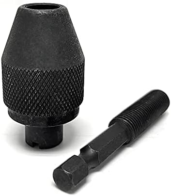 MESEE 0,3-6,5mm Conversor de adaptador sem chave sem chave, Ferramenta de conversão de broca de troca rápida de hastes de 1/4