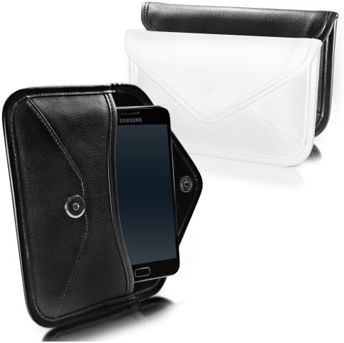 Caixa de ondas de caixa compatível com Motorola Edge 30 Neo - Elite Leather Messenger bolsa, design de caixa de capa de couro sintético